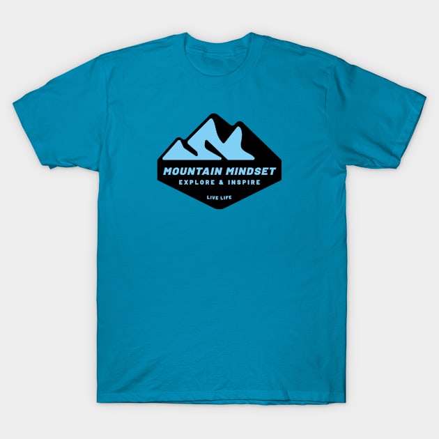 Blue Mountain Explore & Inspire T-Shirt by Live Life Motivated